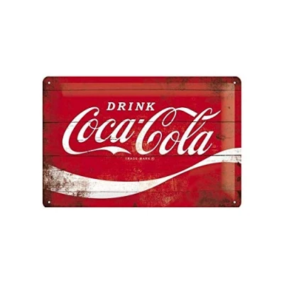 Afbeelding van Coca Cola Metalen Wandplaat