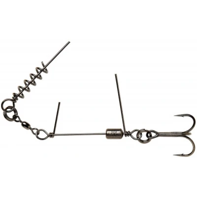 Image de Savage Gear Carbon 49 Corkscrew Stinger #2/0 Qty2 31 Kilo