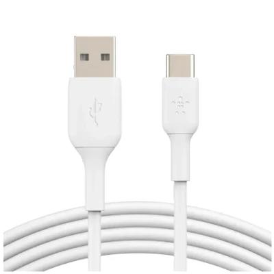 Image de Câble USB C vers de Belkin 1 Mètre / Blanc Plastique