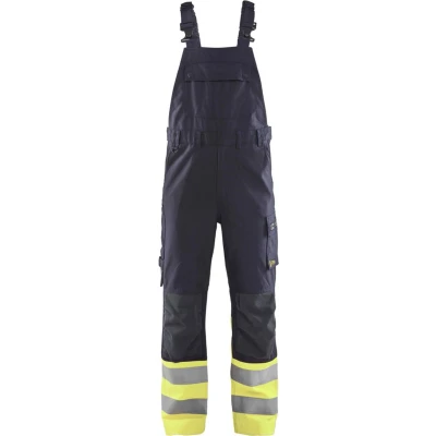 Afbeelding van Blaklader Bretelbroek Multinorm Inherent Klasse 1 2888 1512 Marine/High Vis Geel D104
