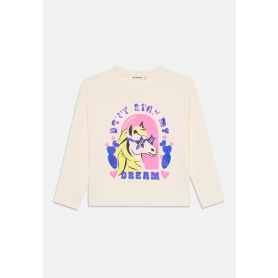 Afbeelding van Billieblush T shirt Horse Beige Maat 110