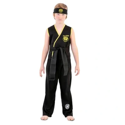 Afbeelding van Kinderkostuum Karate cobra king (105 121 cm) maat M
