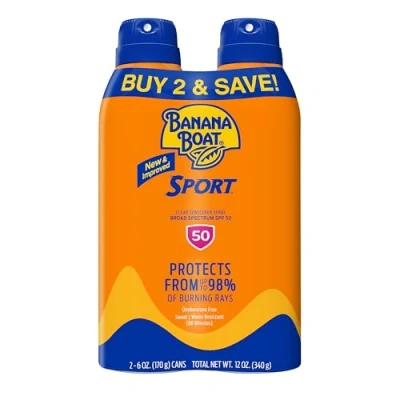 Afbeelding van Banana Boat Ultra Sport Clear Sunscreen Spray SPF 50 2x 170g
