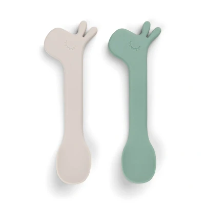 Afbeelding van Done By Deer Lepels Silicone Lalee Green 2st