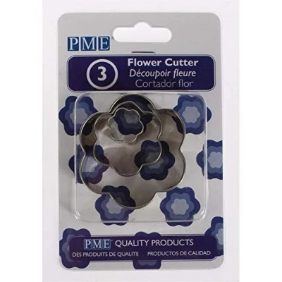 Afbeelding van PME Bloemen Koekjesuitsteker Set/3