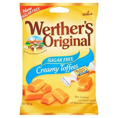 Afbeelding van Werther&#039;s Original Suikervrije karamel, 80 g
