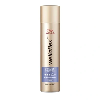 Afbeelding van Wellaflex 2 daagse volume haarspray voor dames, flexibele grip tot dagen, langdurige styling, zacht de hoofdhuid, dermatologisch getest, veganistische formule
