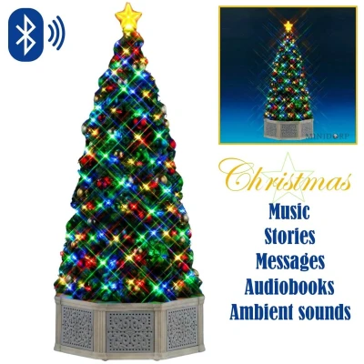 Afbeelding van Kerstdorpminiatuur Have A Blue (tooth) Christmas (tree) 22x24x46 cm Lemax