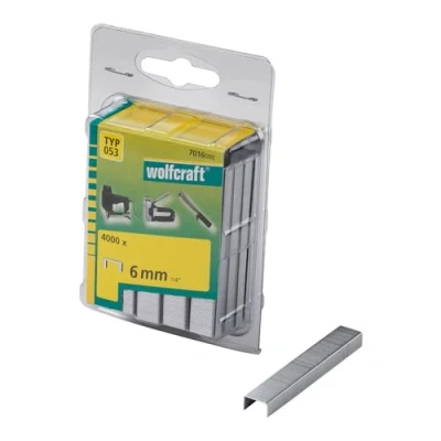 Afbeelding van Wolfcraft 7016000 Nieten met brede rug Type 53 4000 stuk(s) Afm. (l x b) 6 mm 11.2