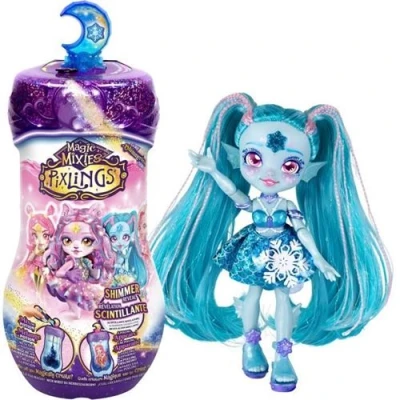 Image de Poupée Pixling Sirene Saison 2 Magic Mixies Magique En Flacon, 4 A Collectionner, Avec Ingrédients