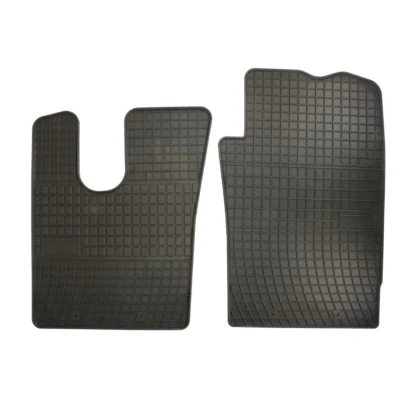 Afbeelding van MAMMOOTH BASIC A040 401822 Vloermatset Rubber Voor 2 Zwart Op maat gemaakt