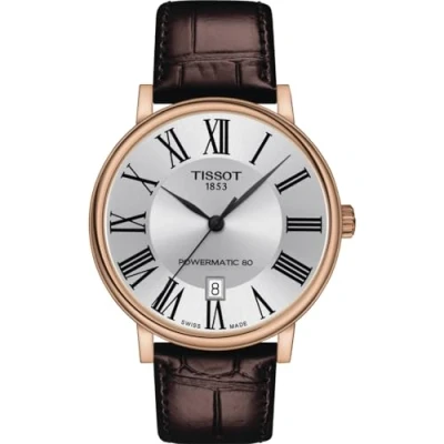 Afbeelding van Tissot Carson T1224073603300 Horloge Leer Bruin Ø 40 mm