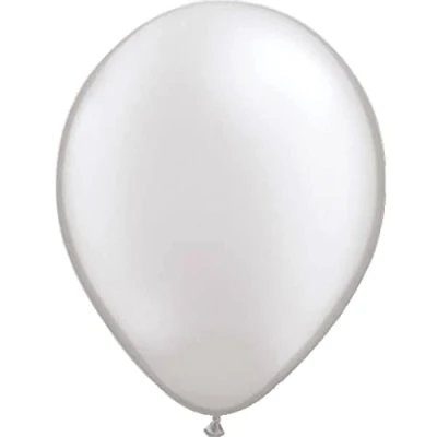 Afbeelding van Zilveren Ballonnen Metallic 30cm 100 stuks