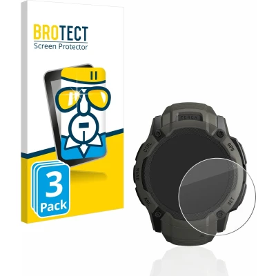 Afbeelding van BROTECT Glas Screenprotector voor Garmin Instinct 2X Solar Gehard Beschermglas 9H (3 Stuks)