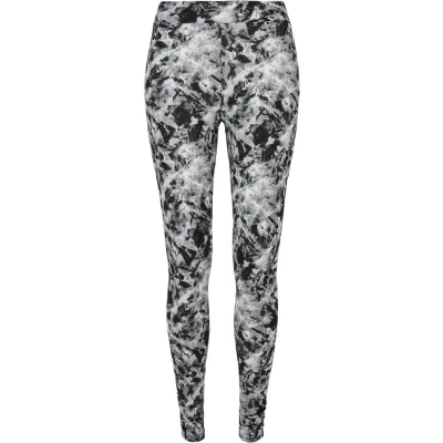 Afbeelding van Urban Classics SOFT AOP Legging, Dames, Maat: Small, Blackfading