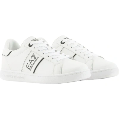 Afbeelding van EA7 Emporio Armani Classic Unisex Sneakers laag, Maat: 46, White/black Leer