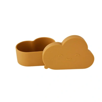 Afbeelding van OYOY snackbox wolk light rubber 14 cm x 9,7 5 Servies &amp; Bestek