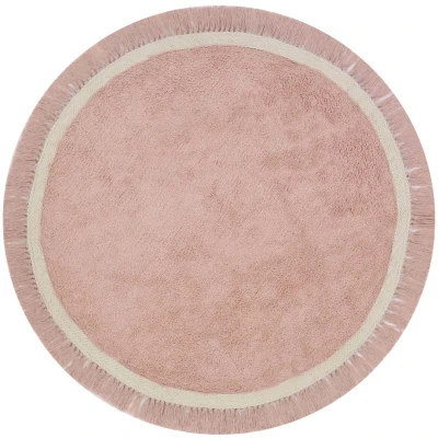 Afbeelding van Tapis petit vloerkleed rosa 130x130 cm