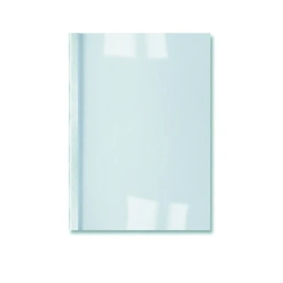 Image de GBC reliure thermique en cuir Thermabind, format A4, 1,5mm, blanc, pqt 100