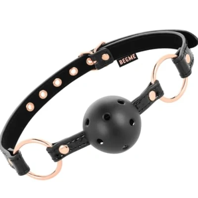 Afbeelding van Begme Black Edition Premium Vegan Leather Collar
