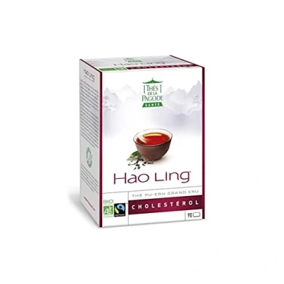 Afbeelding van La Pagode Thee Fair Bio Hao Ling Praktisch en zuinig Formaat Reguleert cholesterol 90 infusetten