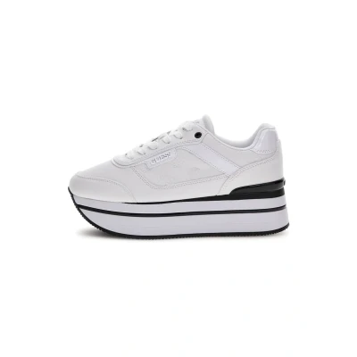 Afbeelding van Guess Hansin Sneakers laag, Dames, Maat: 41, White Polyester