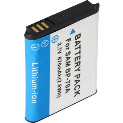 Afbeelding van AccuCell batterij geschikt voor Samsung BP 70A, BP70A, AQ100, ES65