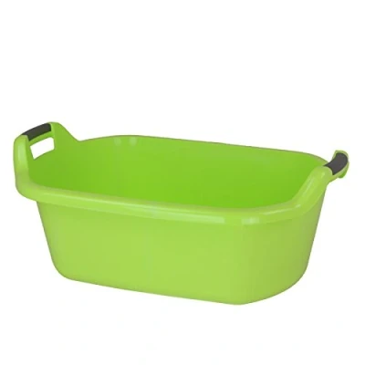 Afbeelding van Curver Wasbak Ovaal met Handgrepen 55l Groen Limoen
