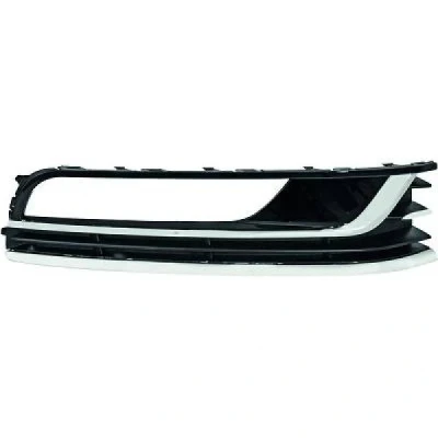 Afbeelding van DIEDERICHS 2248148 Bumper Grill Verchroomde rand rechts VOLKSWAGEN: Passat B7 Variant, Saloon