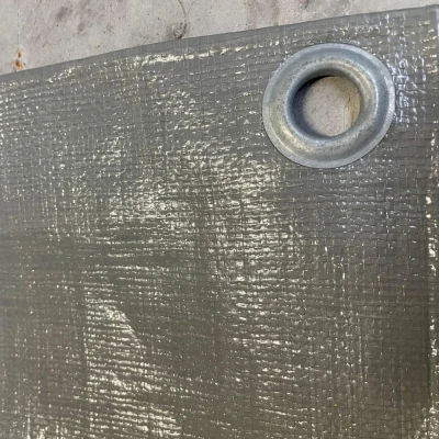 Afbeelding van PE dekkleed 250 gr/m2 Grijs Afdekzeil