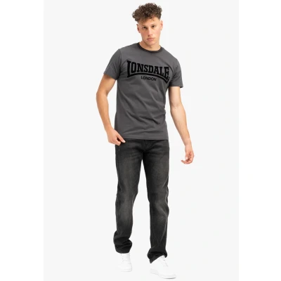 Afbeelding van Lonsdale Tshirt print, Heren, Maat: 3XL, Anthracite black