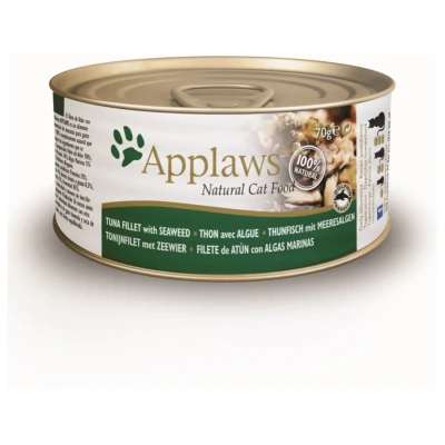 Afbeelding van Applaws Cat Blik Tuna Fillet &amp; Seaweed Kattenvoer 70 g