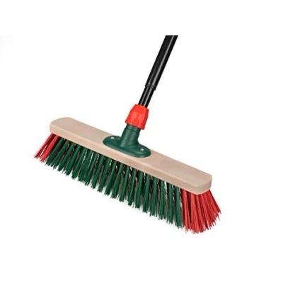 Afbeelding van BÜMAG Tuin en straatbezem 40 cm met pvc beharing telescoopsteel klassiek, efficiënt goed