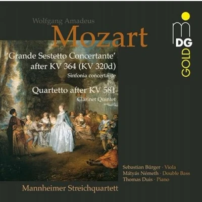 Afbeelding van Mannheimer Streichquartet Mozart Transcriptions (CD)