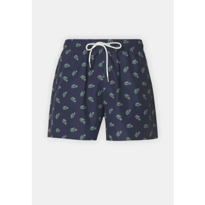 Afbeelding van Lacoste Zwemshorts, Heren, Maat: Small, Bleu marine/blanc