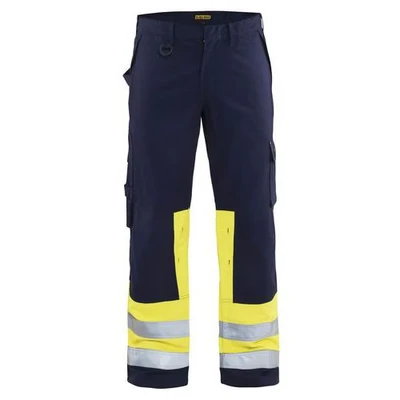 Image de Pantalon multinormes marine/jaune fluorescent