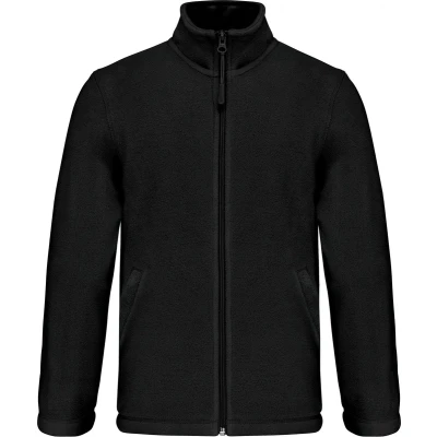 Afbeelding van Kariban Microfleece met rits kind K920 Black