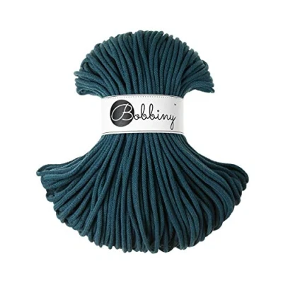 Afbeelding van Bobbiny Hoogwaardige koorden, 5 mm, 100 m, 100% katoen (paarblauw)
