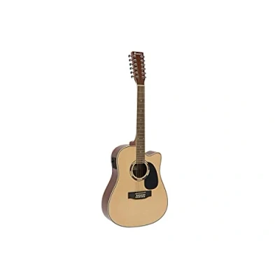 Afbeelding van Dimavery Gitaar Volwassenen DR 612 Western 12 string Natuur