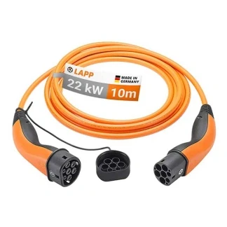 Afbeelding van Laadkabel type 2 LAPP 10 meter (22 kW, Oranje)