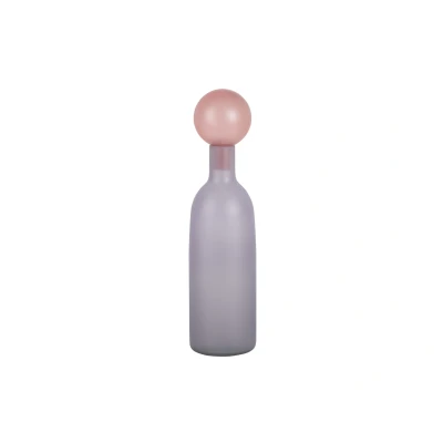 Afbeelding van Present Time Vaas Alegre Botellin soft purple &amp; pink