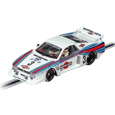 Afbeelding van Carrera, miniatuur auto Lancia Beta Montecarlo Nr.3 Digital 132, Wit / Blauw