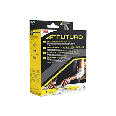 Afbeelding van FUTURO FUT47862 Classic dubbelzijdige draagbare elleboogbeschermer, maat M, 24,5 27,0 cm
