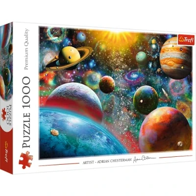 Image de Trefl Cosmos 1000 Pièces, Soleil, Système de Planètes, Univers, Adrian Chesterman, DIY Puzzle, Divertissement Créatif, Cadeau, Amuesment, Puzzles Classiques pour Adultes et Enfants