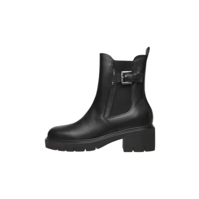Afbeelding van Nerogiardini Enkellaarsjes met plateauzool, Dames, Maat: 35, Nero Schoenen