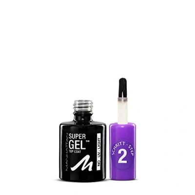 Afbeelding van Manhattan Cosmetics Super GEL top COAT Nagellak: coat, Dames, Maat: One Size,