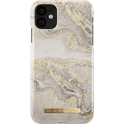 Afbeelding van iDeal of Sweden Fashion Case Sparkle Greige Marble iPhone 11