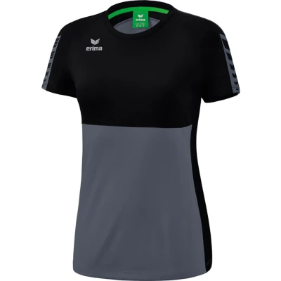 Afbeelding van Six Wings T shirt dames slate grey/zwart / 44
