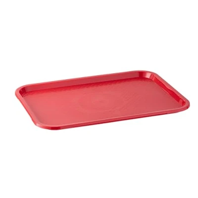Image de APS Fast Food Tray, plateau de service incassable et lavable au lave vaisselle, Made in Germany, 35 x 27 cm, hauteur 2 rouge