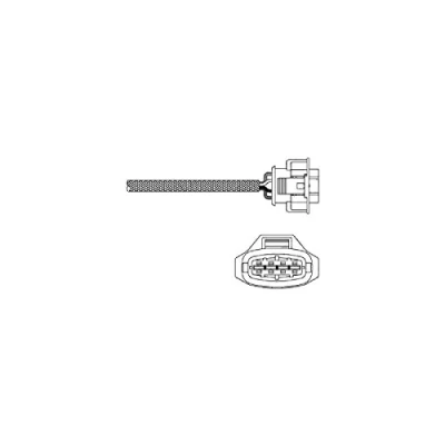 Afbeelding van DELPHI ES20282 12B1 Lambdasonde Planarsonde, Verwarmd OPEL: Zafira A, Astra G CC, Saloon